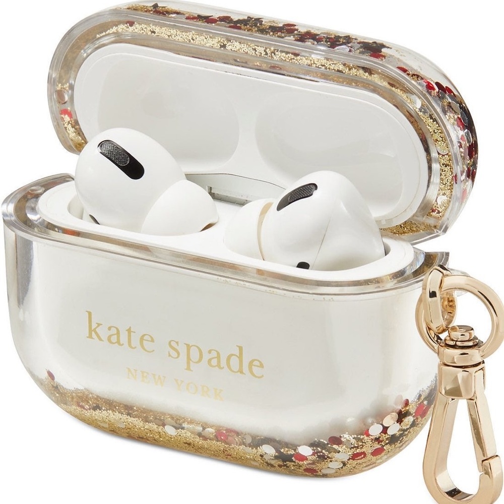 Kate Spade New York Liquid Glitter Confetti Airpod Pro Case